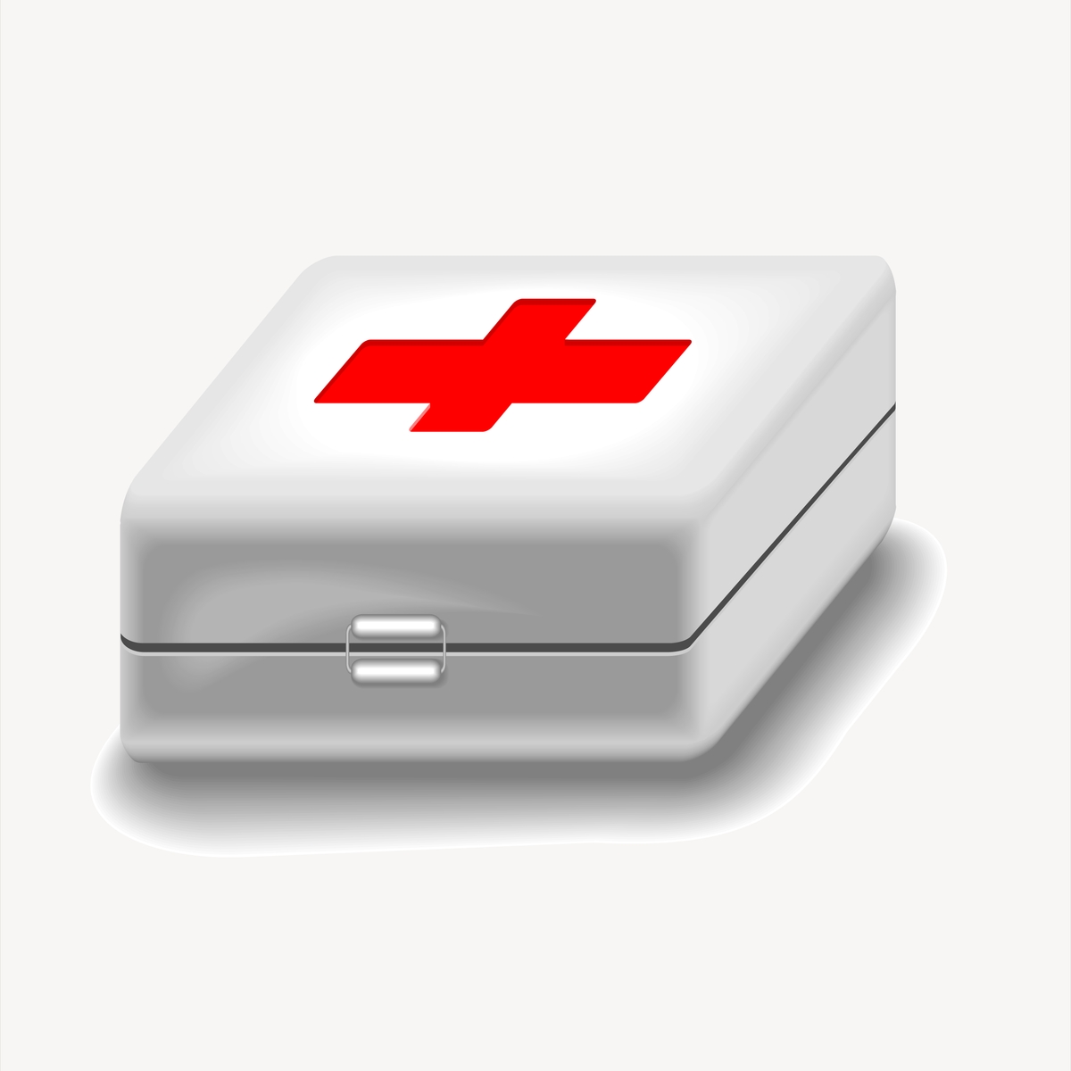 Medical care kit illustration
